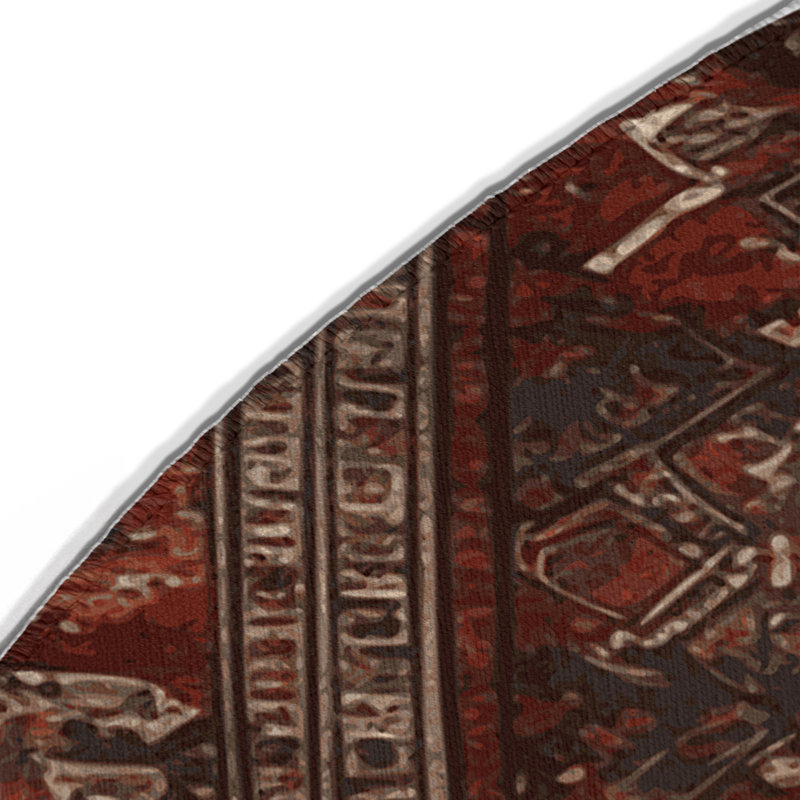 Tapis turc intérieur et extérieur brun, Rectangle 9 pi x 12 pi