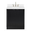 Meuble-lavabo simple 30 po en bois massif avec comptoir blanc en quartz 1,5 po et lavabo rectangulaire-660131801-653812905