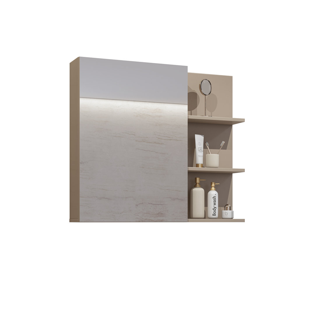 78 x 71 cm Badschrank Rodner