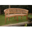 Curve Teak Garden Bench