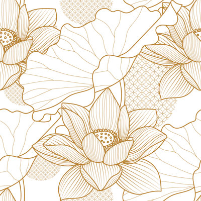 Papier peint floral