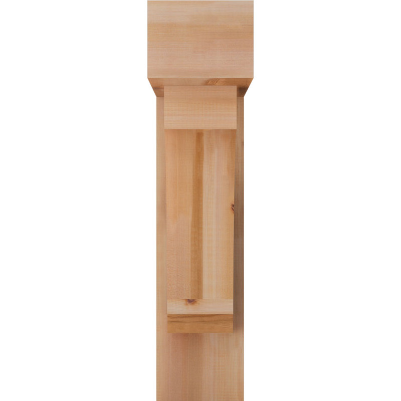 Support de bloc impérial avec entretoise décalée, 32 x 24, Cèdre rouge occidental de l 7 1/2 po (lisse)