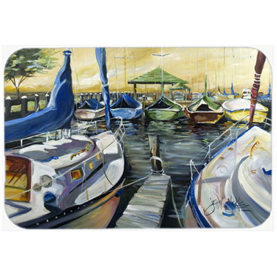 Planche à découper en verre caroline trésors Seven Boats