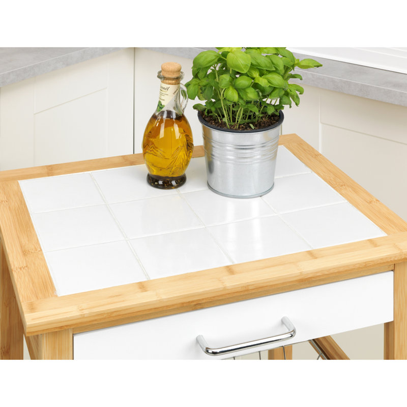 Finja Wood Kitchen Cart