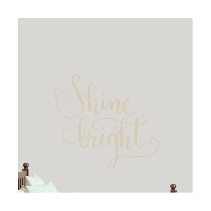 Décalcomanie murale brillante brillance, Beige