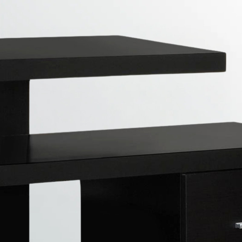 Meuble télé Javante de 60 po, style Art déco, brun foncé, l 59,73 po x P 15,54 po x H 23,88 po