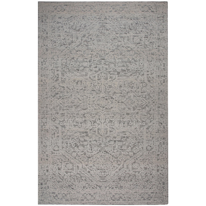 Tapis 100% laine noué à la main, Rectangle 10 pi x 13 pi