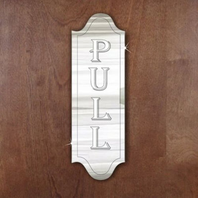 Pull Decorative Sign