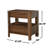 2-Drawer Nightstand With Cedar Lining