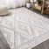 Tapis ivoire / gris Woodacre