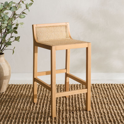 McCarthy Counter Stool with Solid Wood Frame