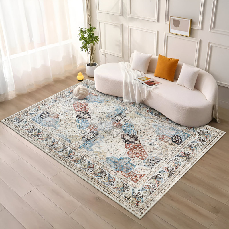 Alma Vintage Look Shag Area Rug, Rectangle 120 x 170cm