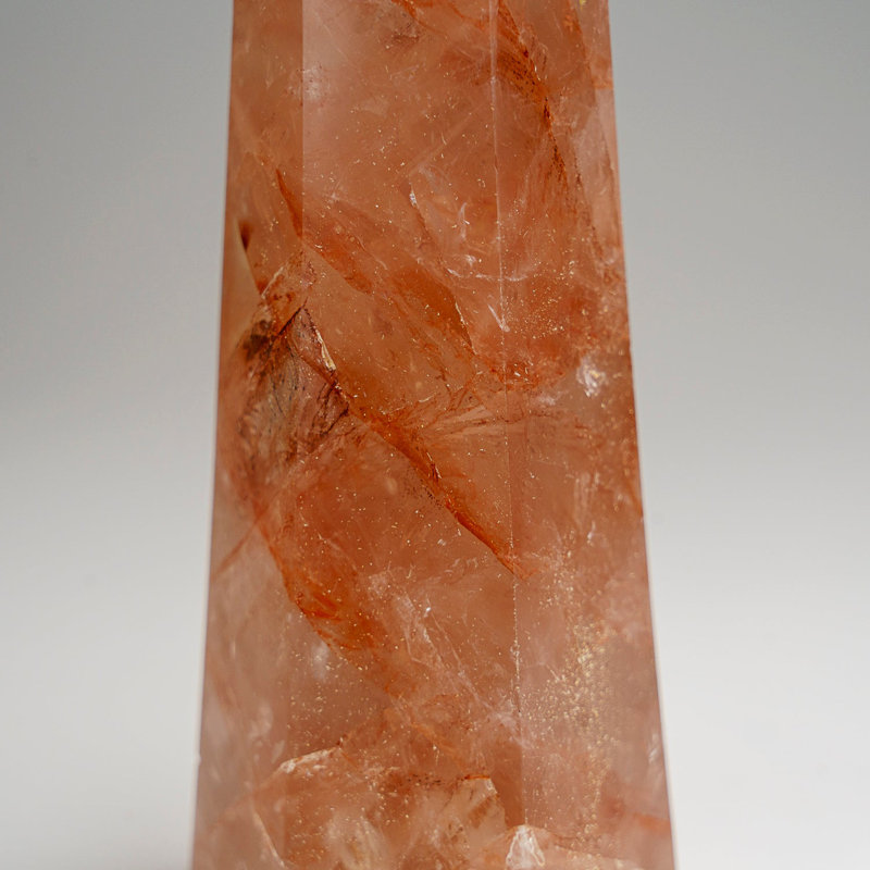 Genuine Polished Strawberry Quartz Point (1 Lbs)