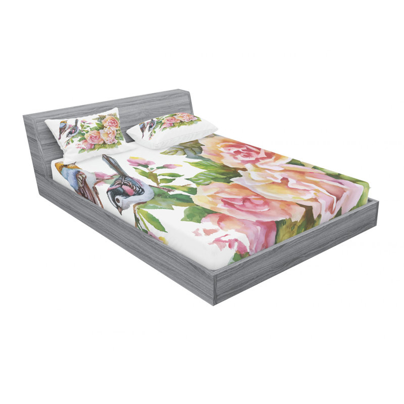 Ensemble de draps Wild Wild, Ensemble de draps pour lit double avec un drap-hou