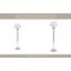 Porte-bougie en métal et aluminium Glam-746130697