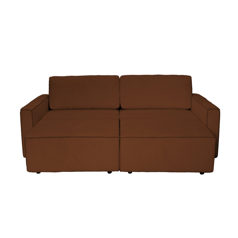 3 Seater Sleeper, Terracotta