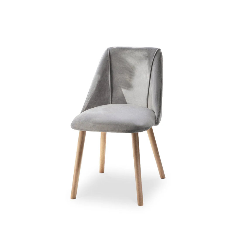 Aggarwal 48cm H Side Chair - Set of 2, Grey, Whitewash
