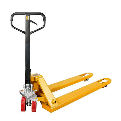 Manual Pallet Jack – Narrow Heavy Duty Truck Lift, 5500 Lbs Capacity, 48" L X 21" W Forks, Durable Pu Wheels For Warehouse & Factory Use