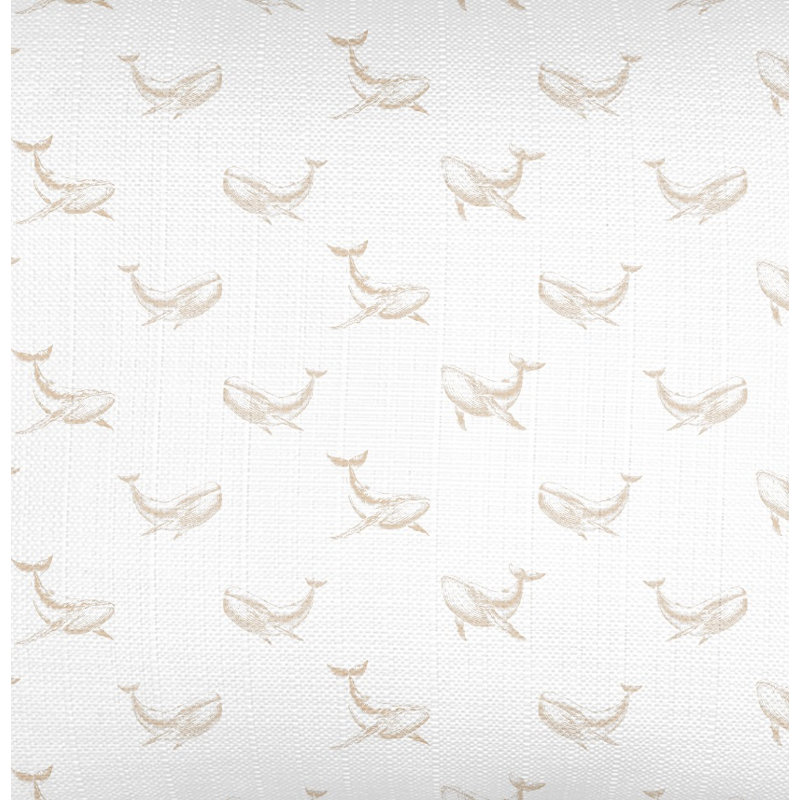 Printed Pillows Linen Pillow Cover & Insert, Beige, Square 22", Polyester
