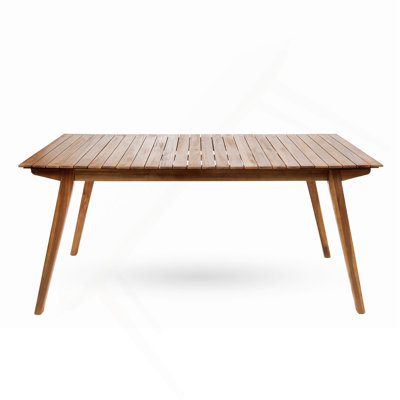 Outdoor 69" Solid Wood Dining Table
