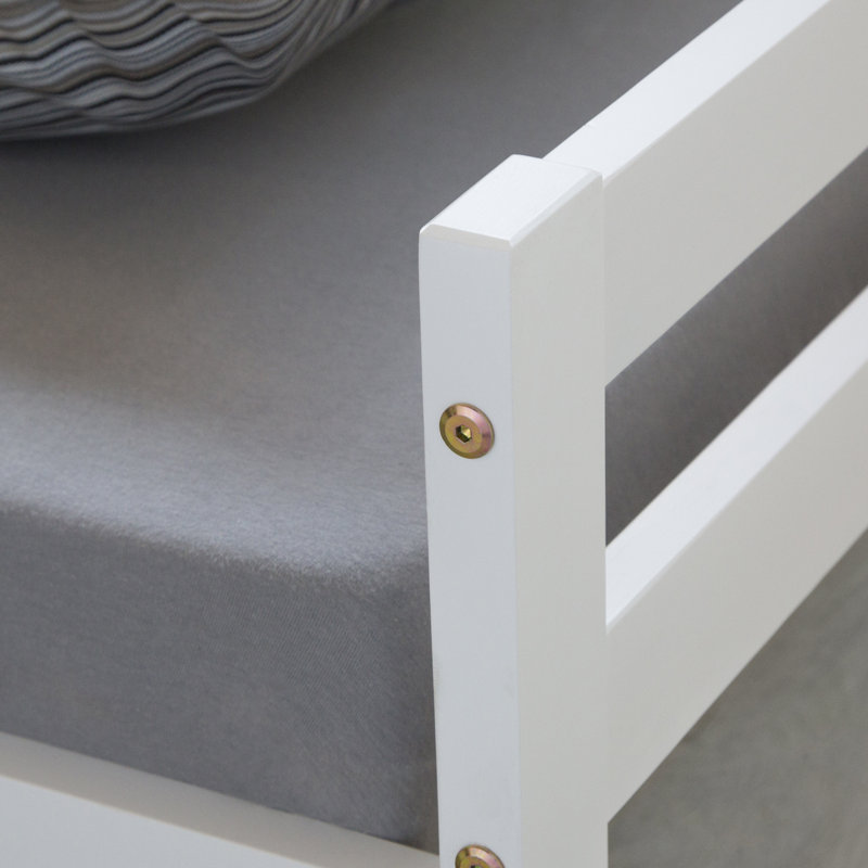 Ragland Open-Frame Bed, White