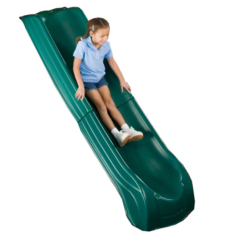 Forest Green 84" Durable Plastic Summit Slide