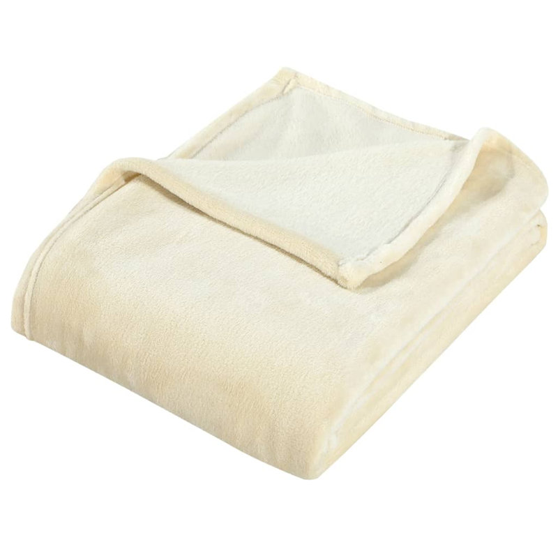 Fairmont Park Blanket Cream 150X200 Cm Polyester, Cream, 130cm W x 170cm L