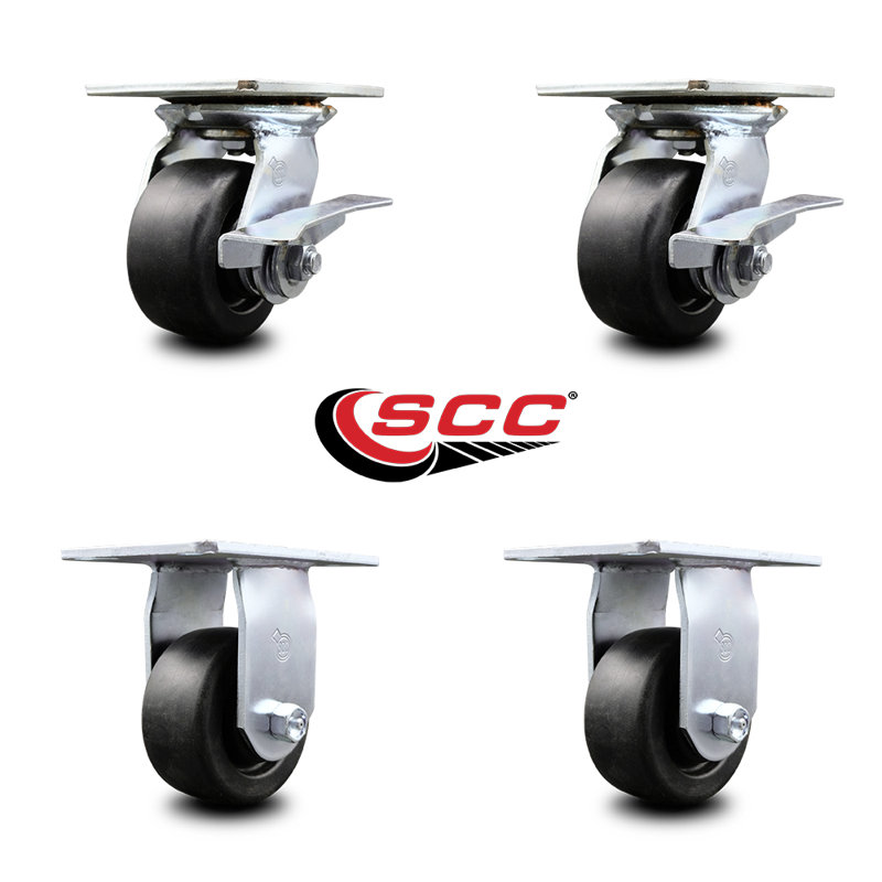 4 Piece Polyolefin Caster Set