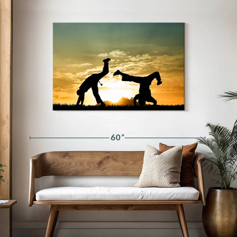 Capoeira At Dusk, 30" H x 45" W