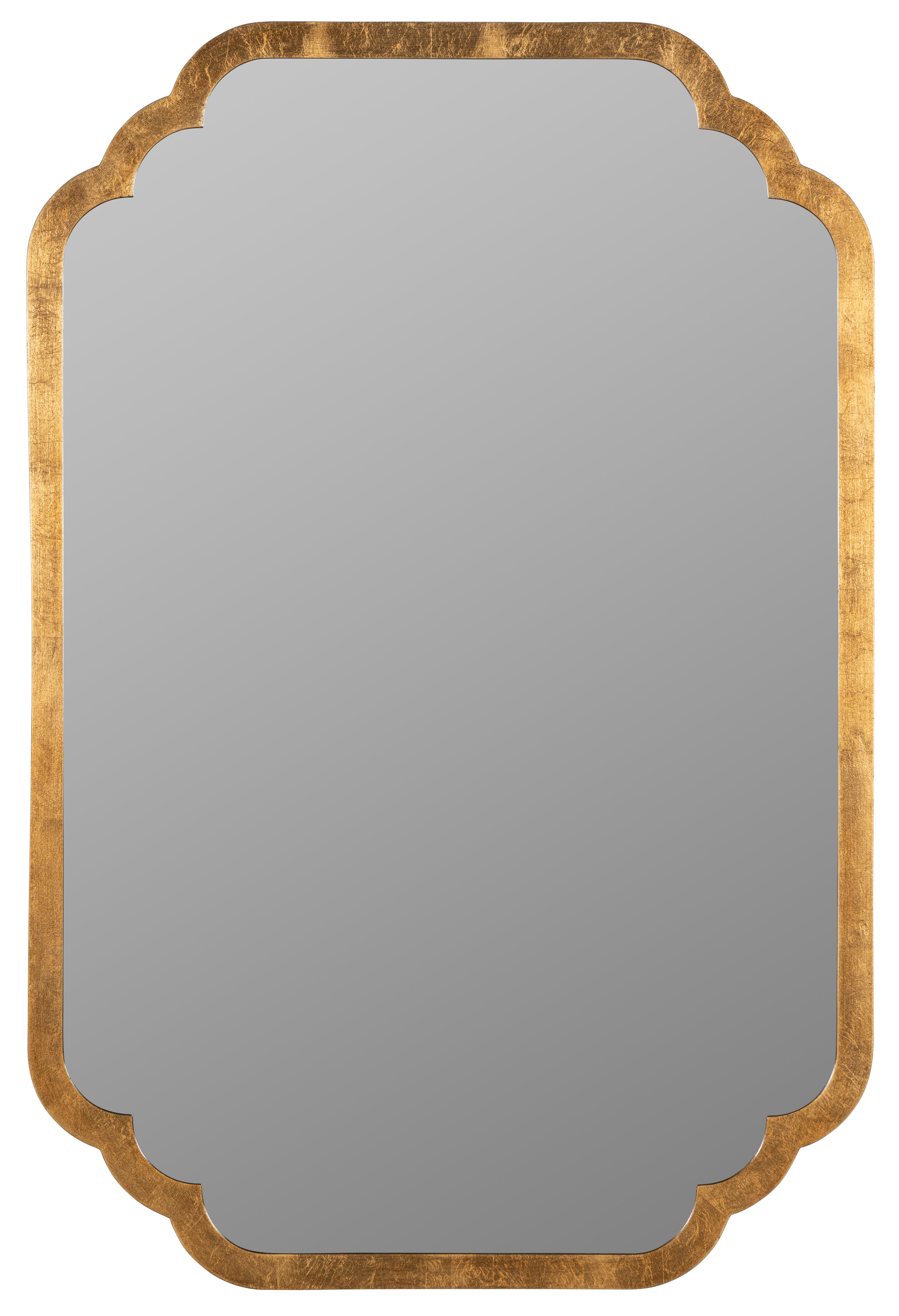 Cooper Classics Carol Accent Mirror - Elegant Gold Wood Decor