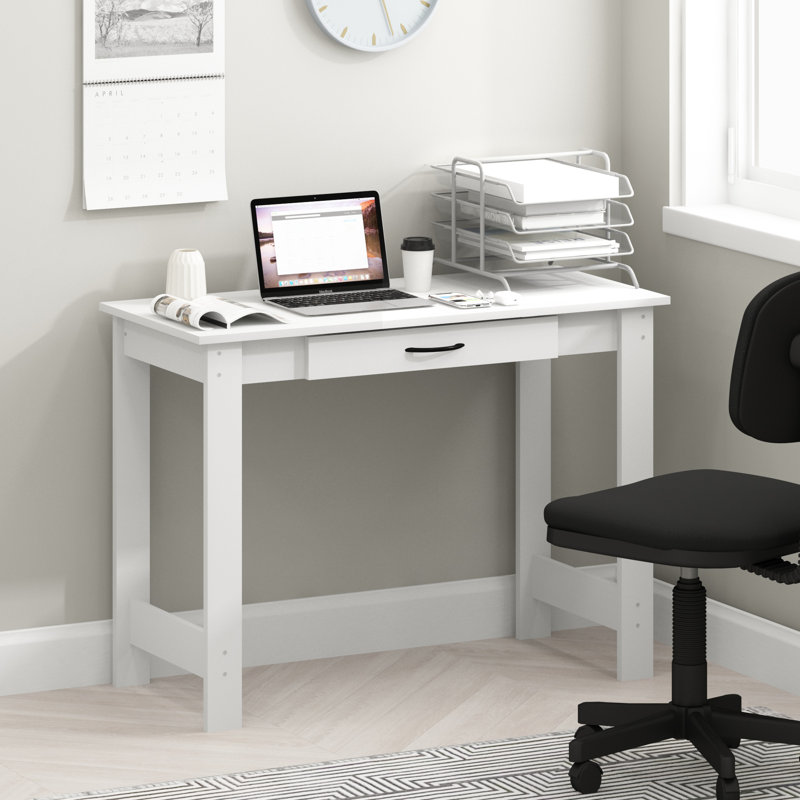 Braasch Writing Desk, White