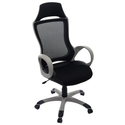 Symple Stuff Cotton and Mesh Gaming Chair