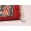 Tapis unique en laine noué à la main 6 pi 8 po x 9 pi 6 po nouvel âge Sandyfield - rouge / bleu / beige