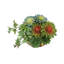 Faux Succulent Plant in Metal Decorative Vase-1432802856
