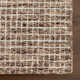 Katasha Checked Wool Brown Area Rug