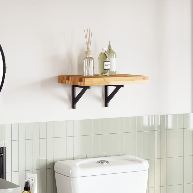 Alfie Solid Wood Table Top, 4cm H x 40cm W x 30cm D, Oil