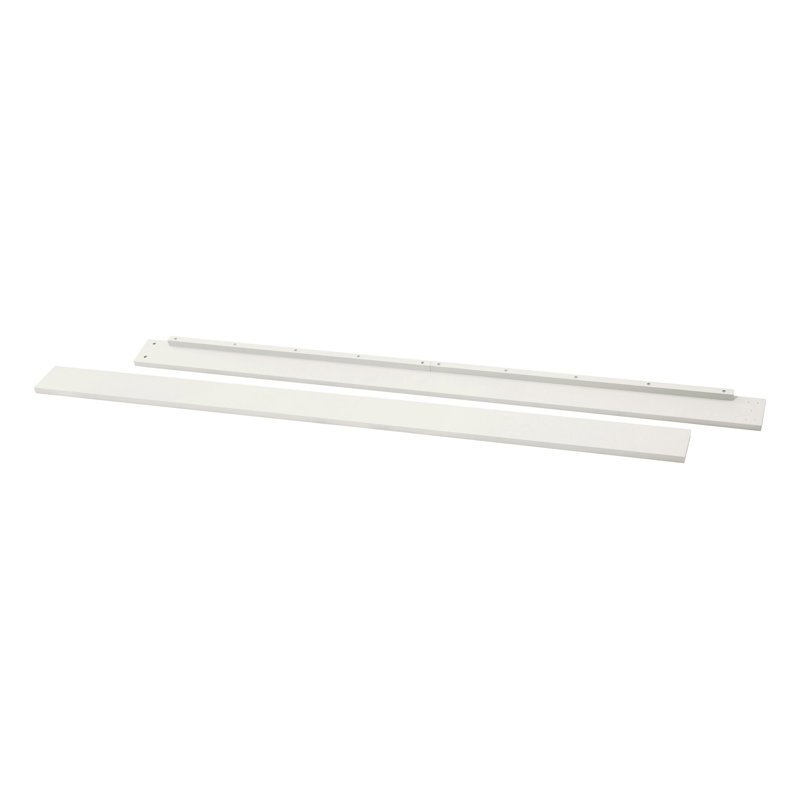 Rails pour lit double, Gris colombe
