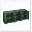 Buffet de 67 pouces avec ondulation moderne et contour arrondi
