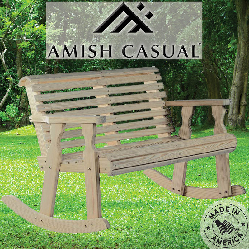 Banc à bascule robuste double traité 800 lb Mission, Sans finition
