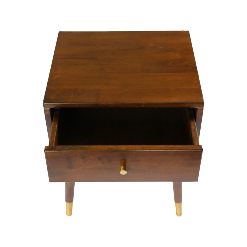 Table de chevet en bois massif Antonim