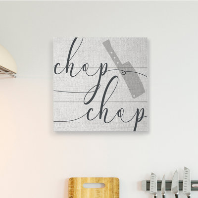 «Kitchen Chop» par Daphne Polselli - Art textuel