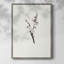Impression florale vintage encadrée CLxxxiv - bois massif-365068876
