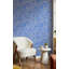 Papier peint abstrait bleu avec décoration murale moderne amovible