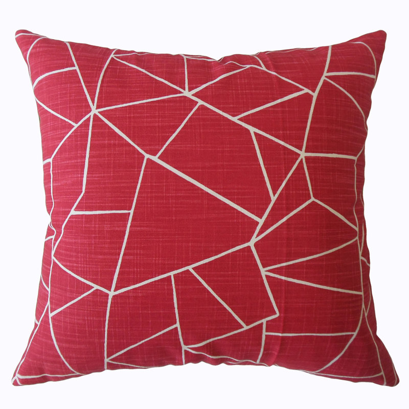 Coussin Uheri, Rosé, 18 po x 18 po