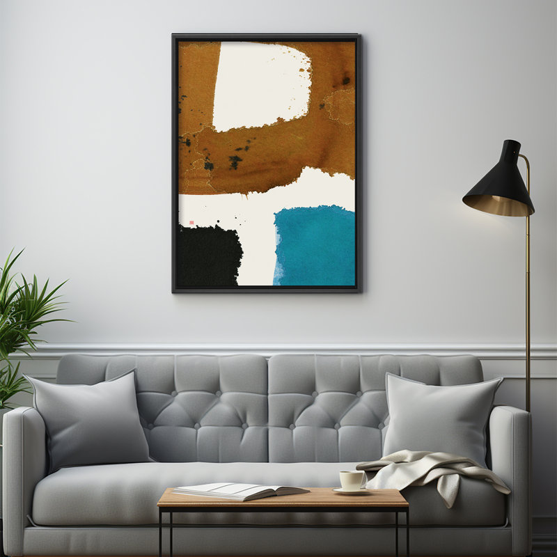 Abstract Off Track, 48" H x 36" W