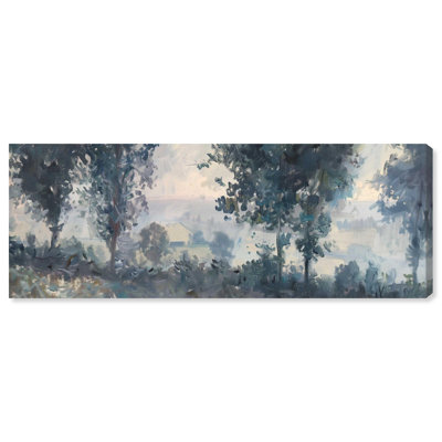 Tôt le matin, art panoramique sur toile par Art Remedy