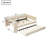 Full Size Upholstered Platform Bed with Storage Shelves-1044587587