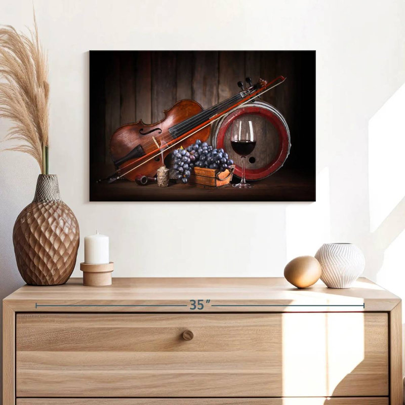 Abarca Music And Wine Break, 16" H x 24" W