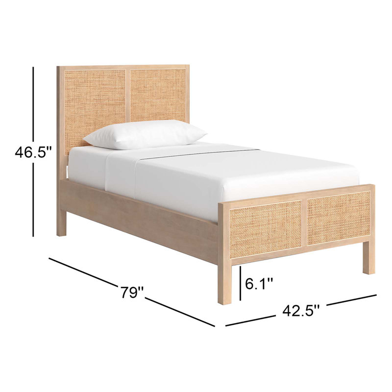 Sydney Bed, Twin, Natural