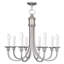 Lustre empire 8 lumières de style bougie Eckard-681552579